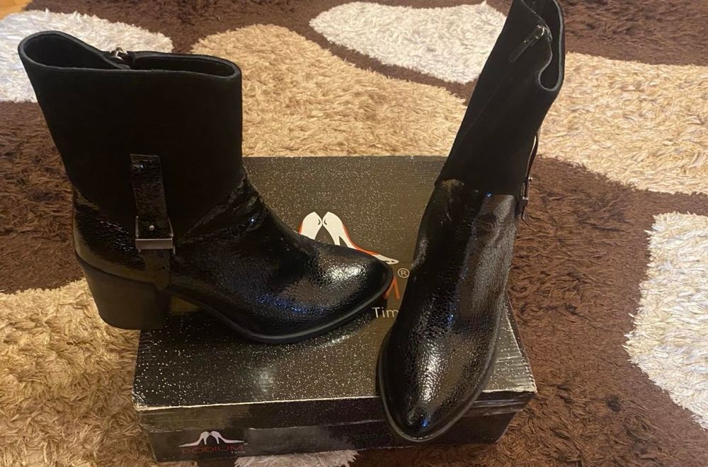 Дамски боти естествена кожа