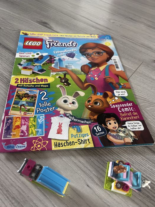 Reviste Lego Friends, City si Ninjago cu figurine