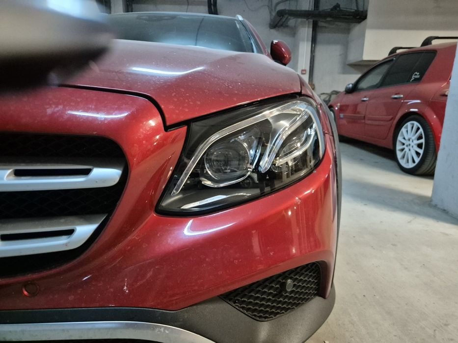 Ремонт на фарове Mercedes E W213 рециклиране смяна на стъкло
