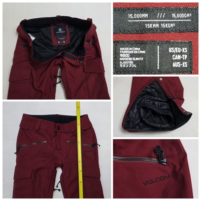 Pantaloni snowboard, schi Volcom True to This Coast Stretch 15K, nr XS