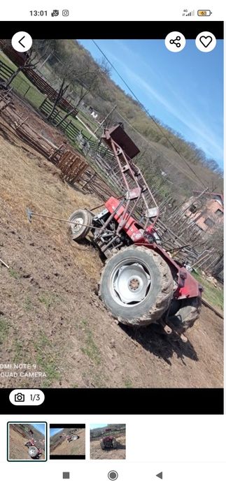 Vând tractor cu încarcator