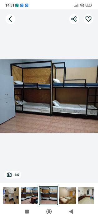 Хостел Арендага берилади.Чиланзариский район 1500$