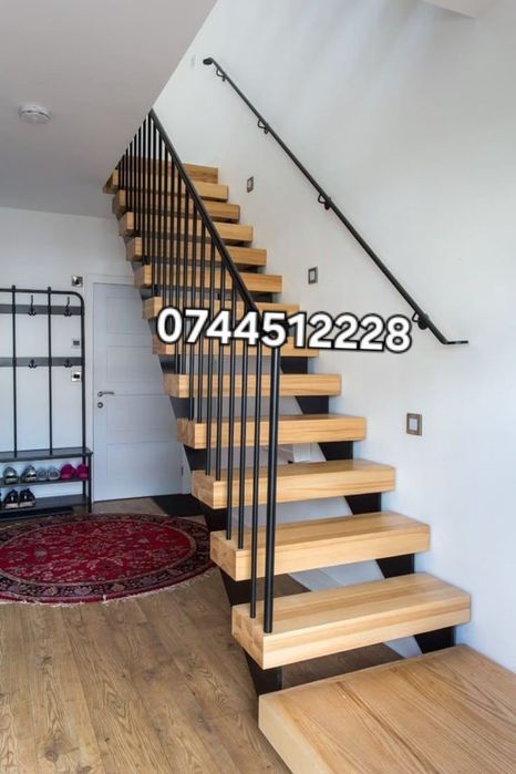 Scari metalice spirala și pe vanguri