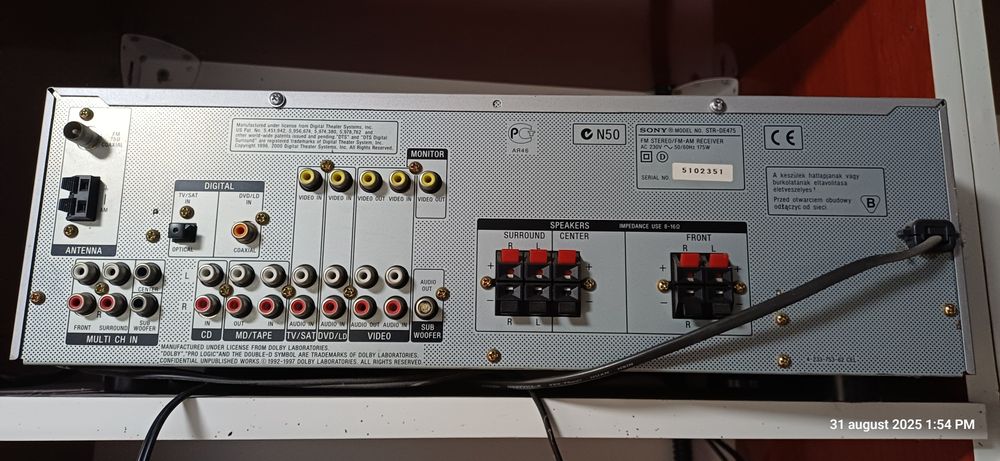 Vand Sony STR-DE475