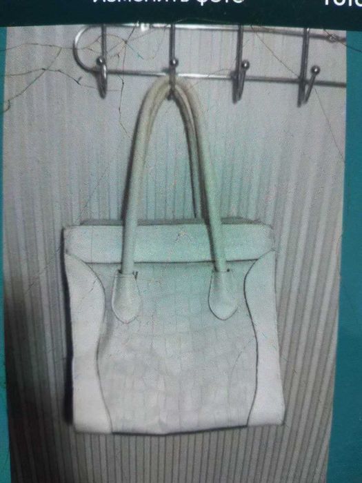 Сумка чёрная лаковая