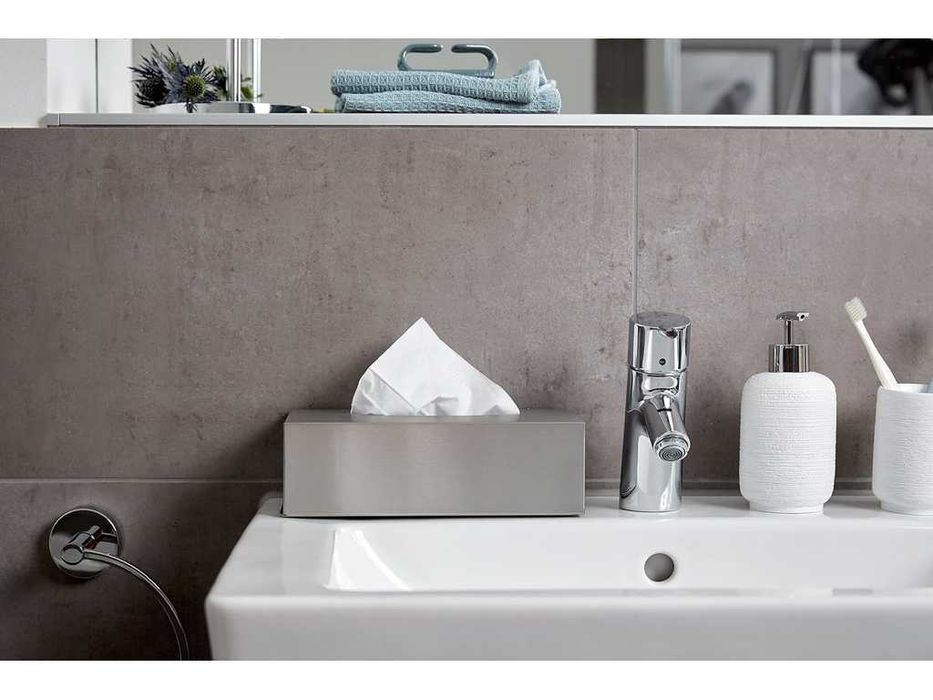 НОВА! Кутия за козметични кърпи салфетки неръждаема стомана