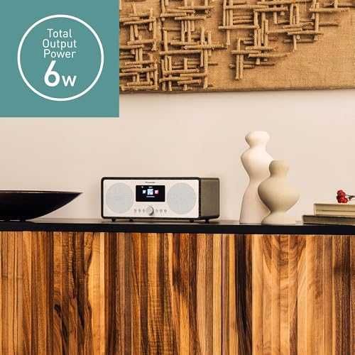 Интернет радио Panasonic RF-D40EG-K DAB+ FM Bluetooth Wi-Fi