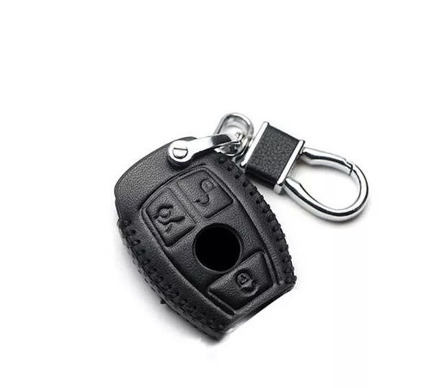 Кожен калъф, кейс ключодържател за автомобилен ключ Mercedes-Benz