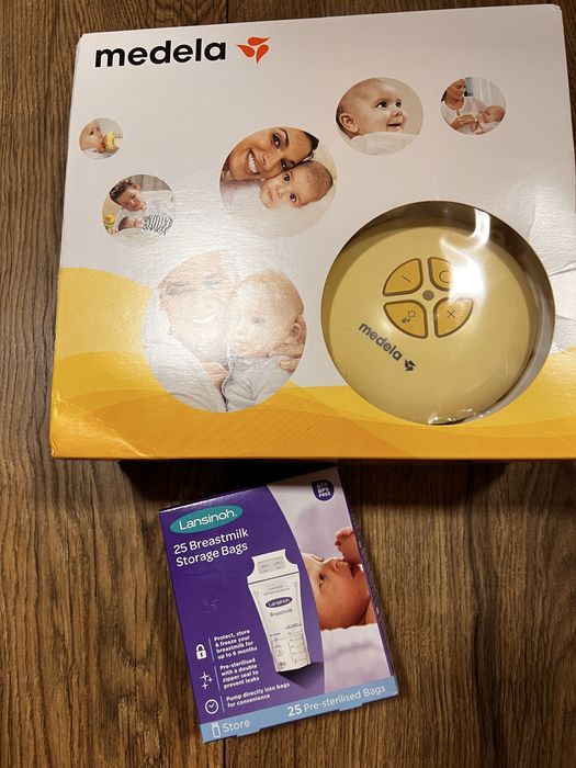 Pompa Medela de sân simplă electrică Swing Flex Galben