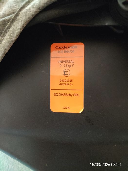 Scoica auto Coccolle Ambra