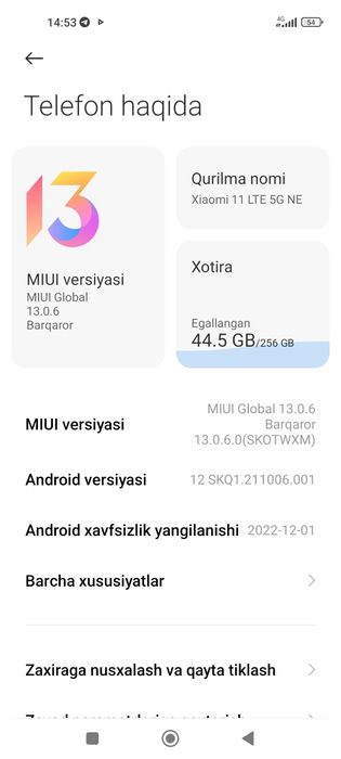 Xiaomi Mi 11Lite