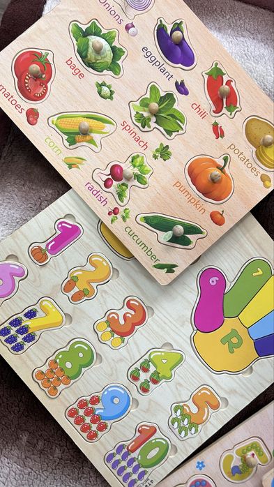 Деревянные развивающие игрушки