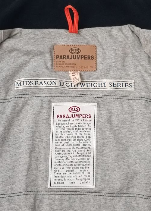 Parajumpers Bomber Jacket оригинално яке S черно бомбър яке
