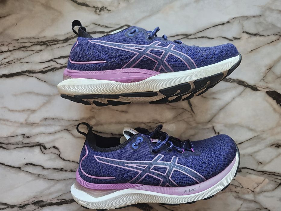 Дамски маратонки за бягане Asics Gel-Cumulus 24 MK - Лилаво-розови - Номер 40.5