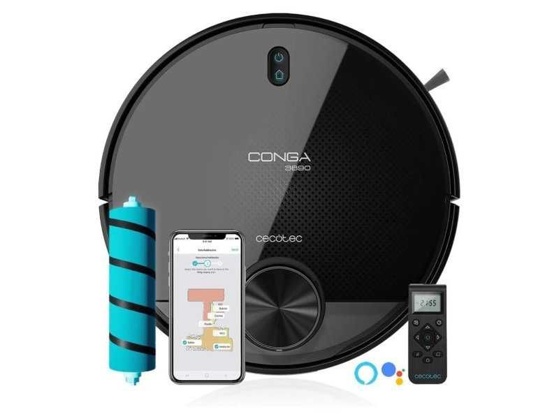 Робот Прахосмукачка с Лазерна Навигация Cecotec Conga 3890 Ultra
