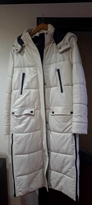 Зимно яке естествена кожа