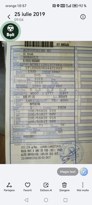 Vând motor Renault 1.5 diesel, arbore defect