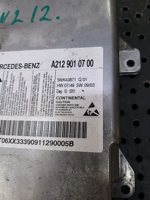 Modul calculator airbag mercedes e class w212 a2129010700