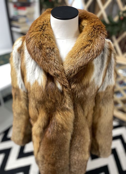 Blana naturala de vulpe roscata