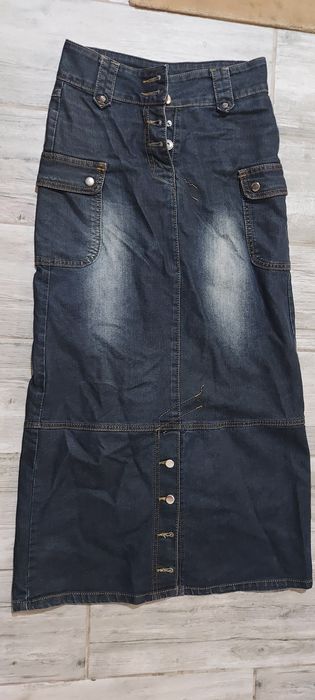 Джинсы. Джинсовые юбки. Длинные.