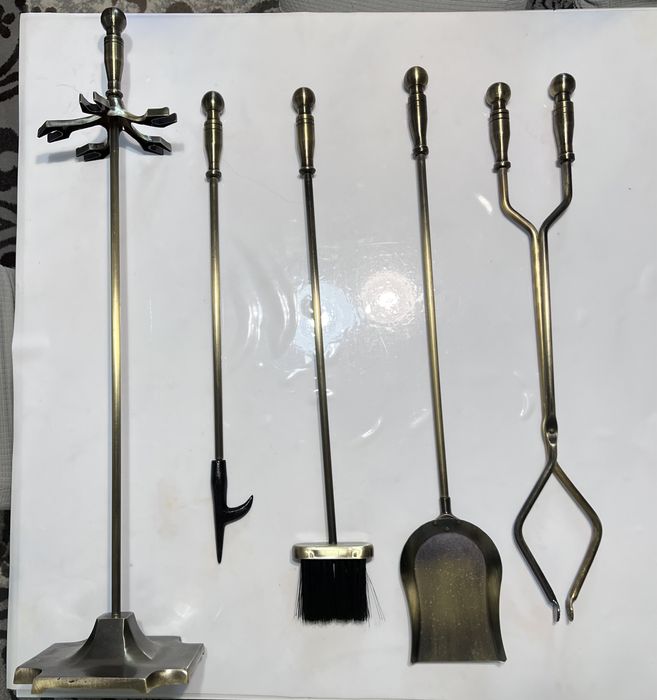 Набор для камина , бронза