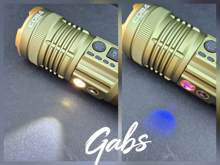 Мощен трицветен LED фенер COBA CB-G905 ,TG-Wick 3000M