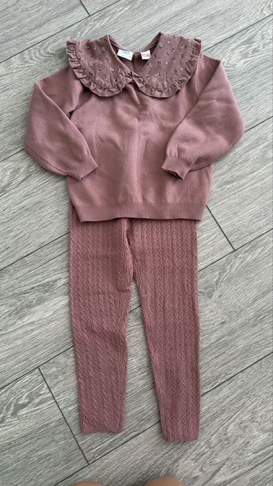 Двойка кофточка и лосинки Zara 5 лет рост 110