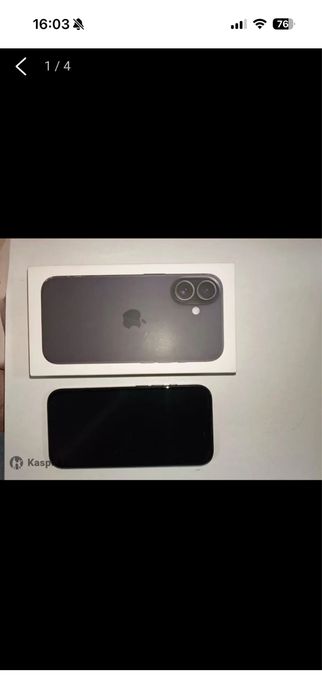 Продам iphone 16 256гб.      350.000