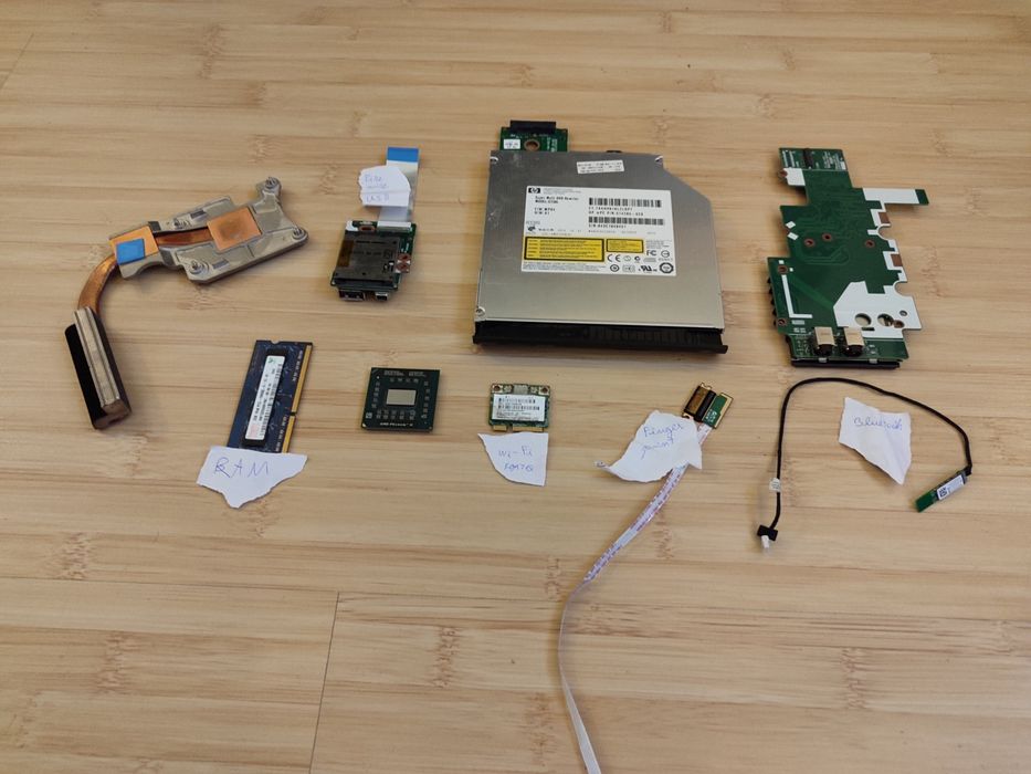 Различни части за лаптоп