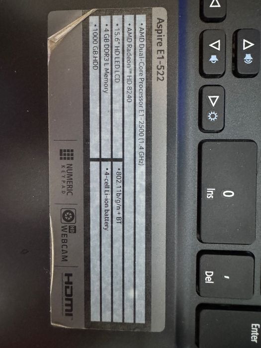 Лаптоп Acer Aspire E1-522