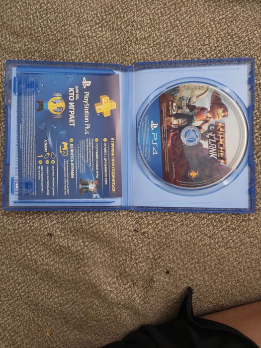 Игровой диск Рэтчет и кланк на пс 4