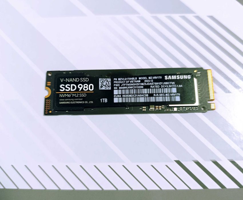 1TB SSD диск Samsung 980 M.2 NVMe PCIe 3.0