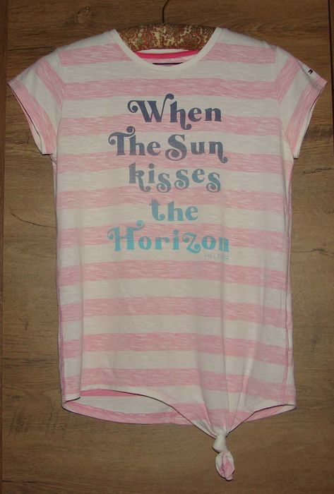 Tricou fete Tommy Hilfiger, Marime 152/12 ani, Autentic/Original
