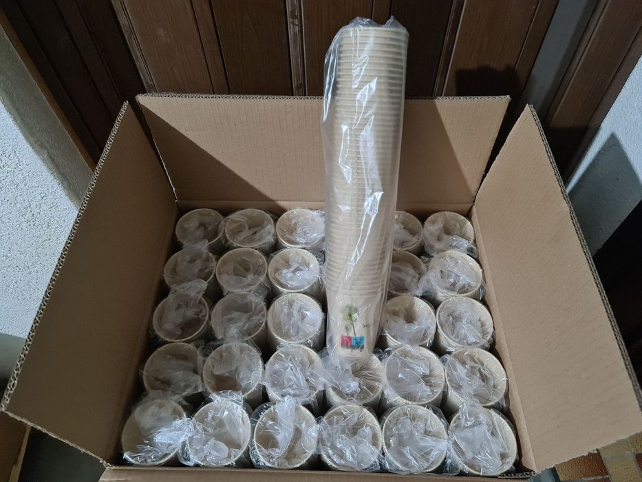 Бамбукови чаши за вендинг автомати Vending