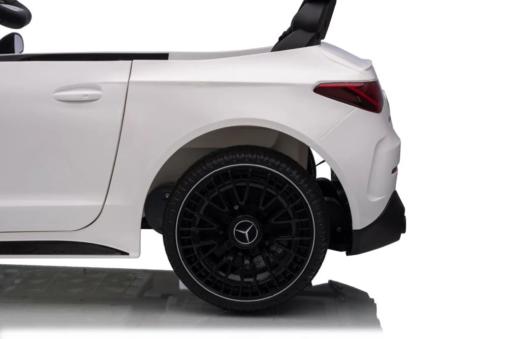 Mercedes amg cle 53 12v – детска акумулаторна кола, бяла, eva гуми