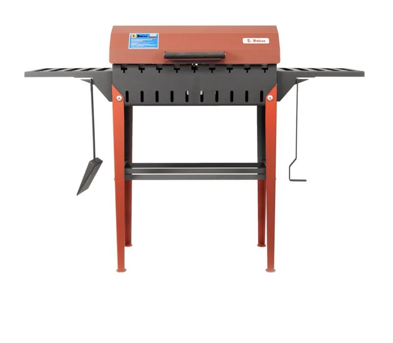 Мангал гриль с крышкой