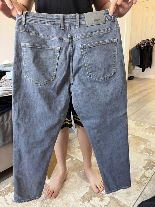 Джинсы серые производство Турция DENIM
