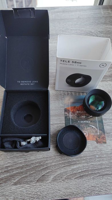 Vând set foto/video pentru iPhone 15 – Moment T-Series + obiectiv Wele 58mm