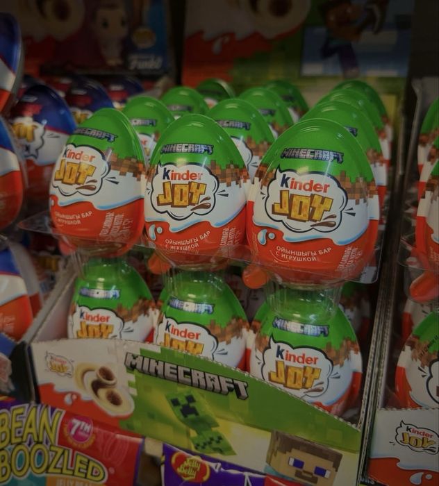 Киндер джой, осд, майнкрафт
