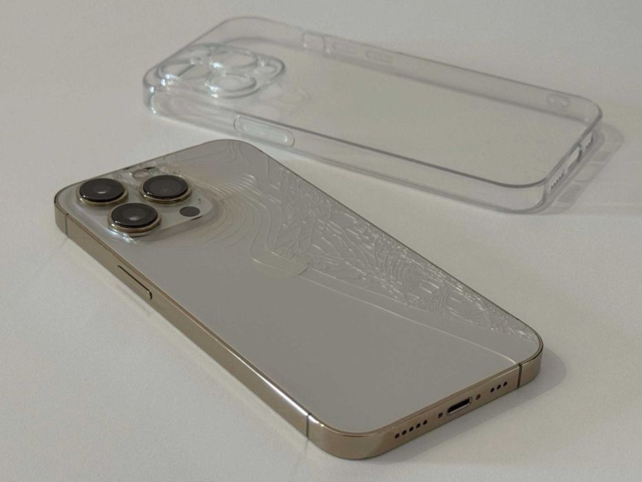 Бартер! iPhone 13 Pro Gold (Златен) 100% Батерия!