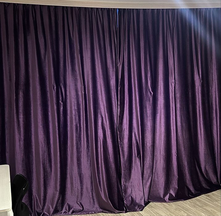Плотные велюровые шторы 3*2,7 м