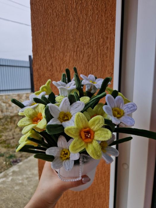 Aranjament Narcise Handmade