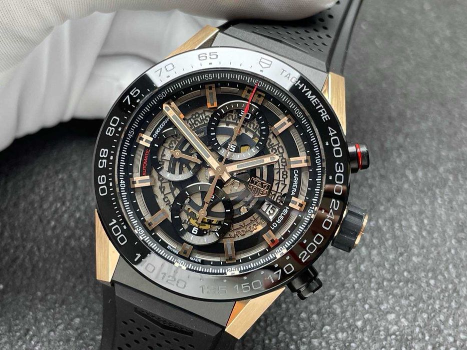 Tag Carrera Skeleton златисто/черно