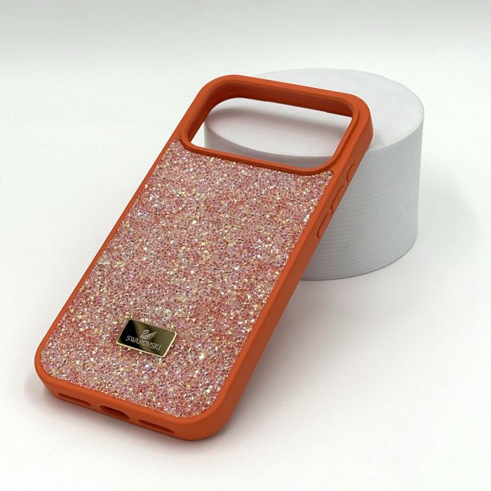 НОВО! Swarovski калъф с кристали за iPhone 15/16/17 Air, Pro, Pro Max