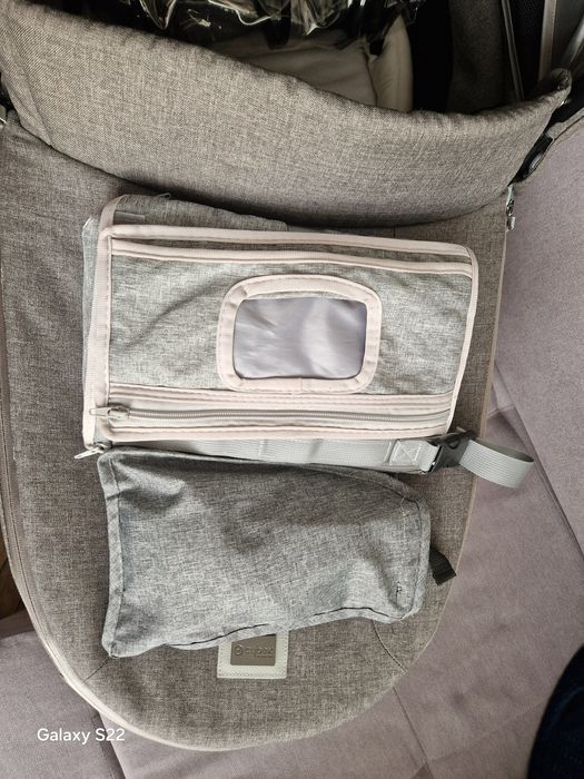 Кош за новородено Cybex Priam 4 /e-PRIAM Lux Eco Manhattan Grey