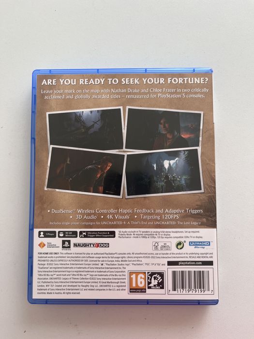 Продавам Uncharted!!