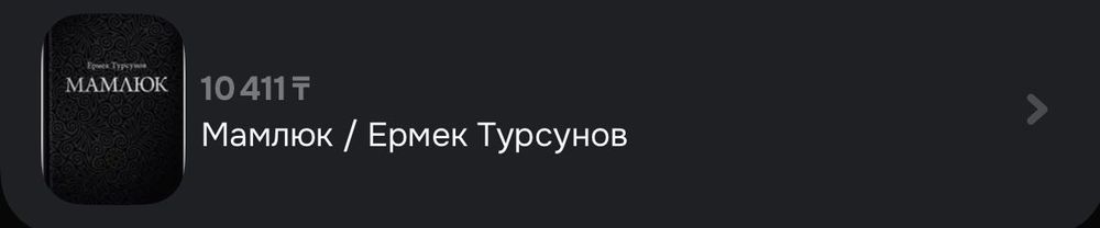 Ермек Турсунов - Мамлюк