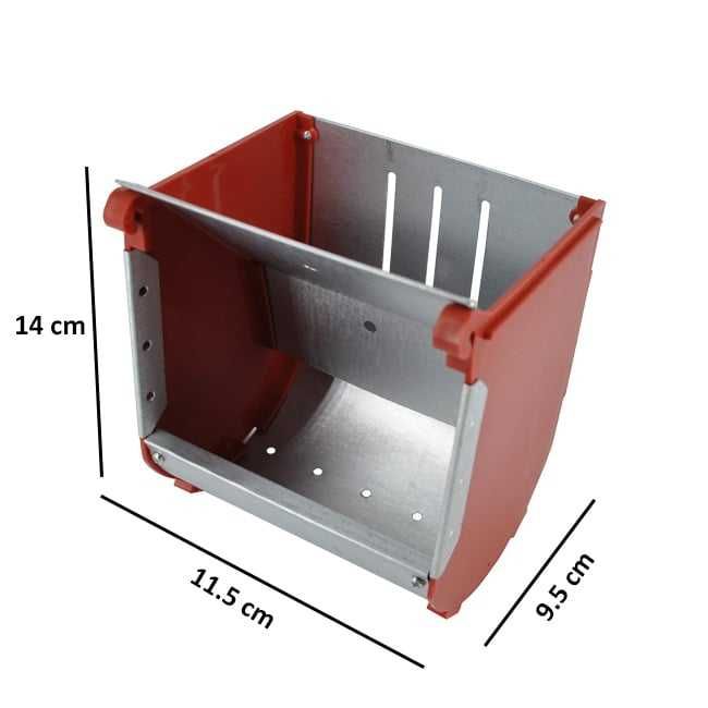 Хранилкa за зайци 12/15/20/25 см К-КТ 10 броя