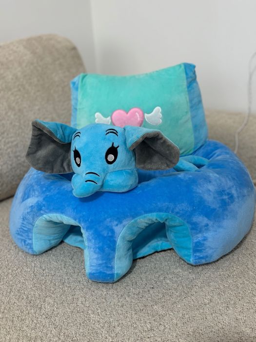 Пуф за бебе против падане -Слон