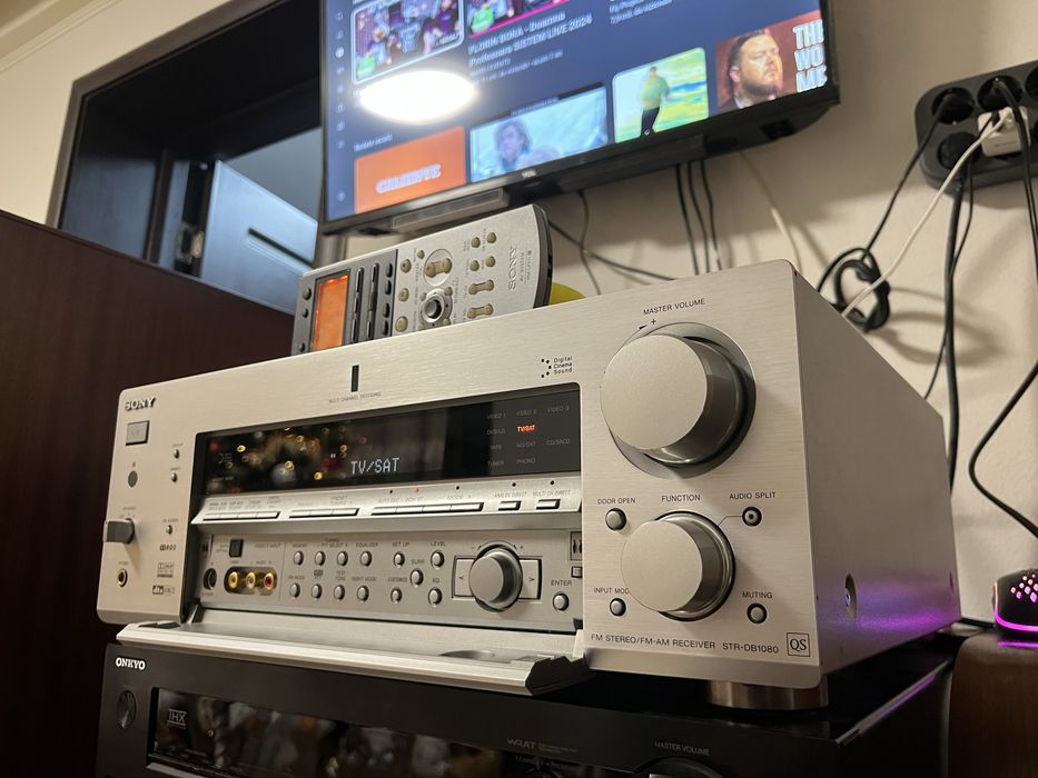 Super receiver Sony STR-DB1080 QS impecabil cu telecomanda oroginala